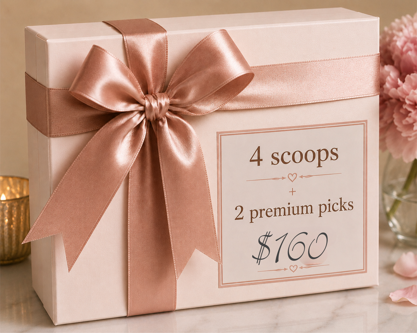 Four Scoops PLUS two premium picks (49-51 items)